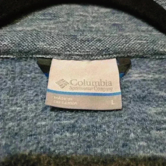 Columbia Sportswear Men's Zip-up Jacket Blue Size Large #058 - Picture 6 of 8